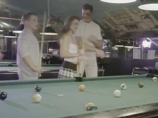 A Jock in the Butt and One in the Throat in the Pool Hall