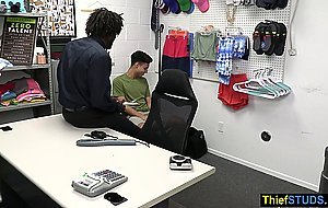 BBC LP officer interrogating two teen perps bareback