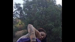 Vid&eacute_o d exib en plein MAQUIS je me fais plaisir ,j esp&egrave_re ne pas me faire ...