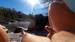 Nude Outdoor Hike &amp; Fucking in the Sun