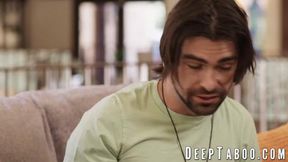 Stepsister Lucky Fate lures stepbrother into a doctor-patient roleplay