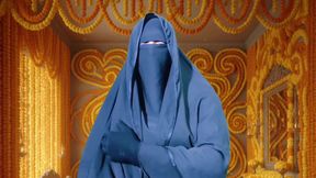 Hijabi woman fucking hard by her step brother