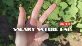 Amateur Sneaky Nature Fap