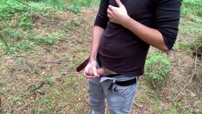 Being Outdoor and Feelin so Horny - Piss and Cum Outdoor
