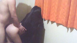 Super Venezuelan nymphomaniac getting banged by her perverted stepbrother with a huge penis after leaving the gym