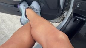 POV Car Flex Ankle Crossing Sneakers Calf Shake