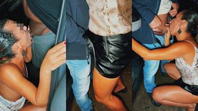 dogging na ilha: novamente no dogging. terminei ganhando muito leitinho de desconhecidos em novo bukake