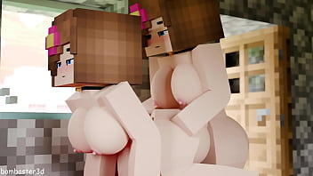 3D Trans Jenny fuck Jenny in Minecraft