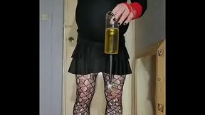 whos willing to let me swallow there pee because if you do i will meet you dressed like this for everybody to see with the 1 vote down wanker