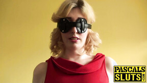 Blonde Jessica Jensen is submissive bitch who loves big cocks