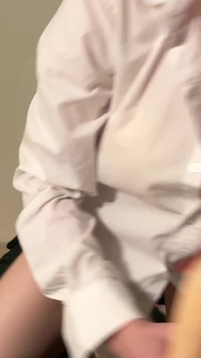 Anime Power UwU Bed Ride - Dripping Dildo Playtime   Clip 1