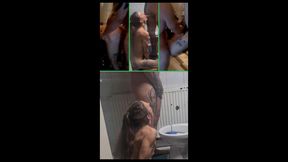 Piss slave gets fucked in the ass and has to suck my cock clean after pissing