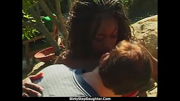 Dirty Step Daughter Black Stepdaughter Having Fun With Stepdads Big White Dick