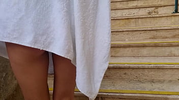 Fuck in Budapest public pool