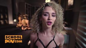 POV - POV cum sucking and fuck session with Geisha Kyd, May Thai and Alexa Flexy