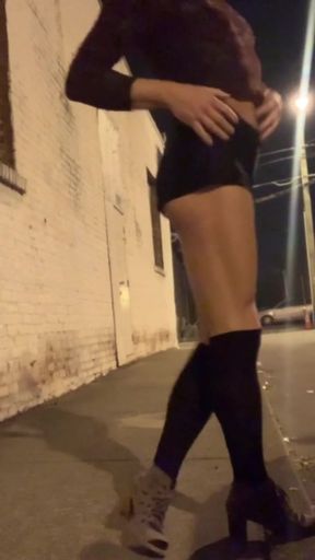 quick City Side Street Sissy Assfuck Thick 9 inch Dildo Ts