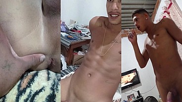 Pedi um favor pro Leozinho novinho e ele quis receber o pagamento com boquete e cuzinho.