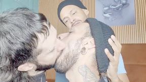 FANTASTIC KISSING ORGY BETWEEN HOT FRIENDS - BY DONOVAN BELL, DYLAN WILLIAN AND VICTOR RAMOS - CLIP 3