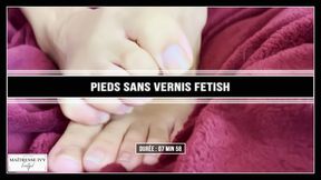 Soles fetish sans vernis !