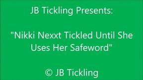 Nikki Nexxt Tickled on the Bed Until She Uses Her Safeword - HD