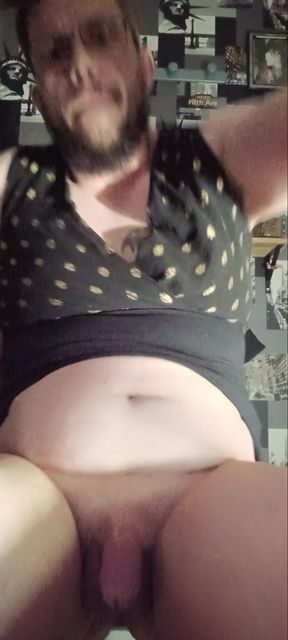With my lope dress I dildo myself