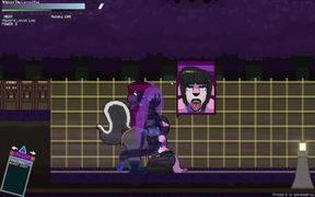 Futa crushes gaming girl pussy while big cock plugs anal creampie