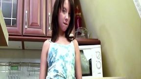 Brunette Fingers Her Dripping Wet Pussy