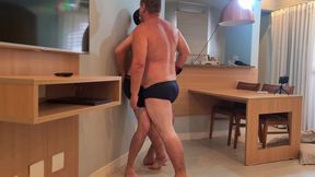 Bear Cop - Silent Gutpunching Arrest