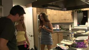 Private home video girls show tits ass & spread their pussies at a birthday