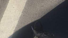 Listen to these sexy heels hit concrete