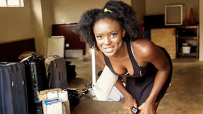 ”Sexy Ebony Real Estate Agent  Into Rough Sex”