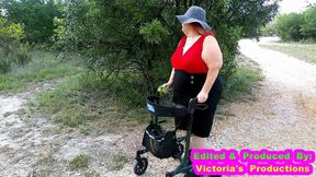 Sexy Nurse Vicki Walks in Park Flashing and Teasing You
