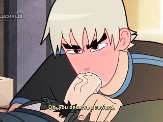 Wallace x Todd Pet Play (Scott Pilgrim) [Homo Toon Porn]