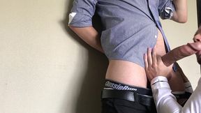 office cum slut massive cum facial cumshot from my boss