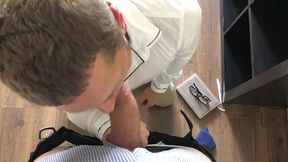 office cum slut massive cum facial cumshot from my boss