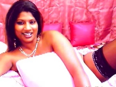 Busty Indian girl with big dark areolas