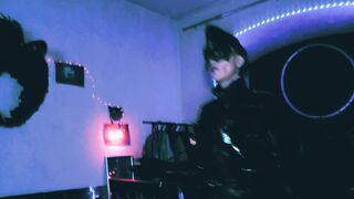 Bombshell BONDAGE Bondage Mom Female Domination Dom Eva Pvc Full Leather Dress Boots Uniform Gf Kink