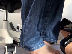 Long Foot Fetish clips at great Amateur Trampling collection