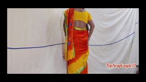 New married Saree romance &amp; fucking my hot &amp; beautiful wife PART -1