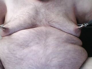 Gewichte an meinen Titten