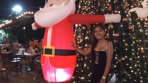 ”Christmas eve with his sexy Asian teen GF was such a blast”