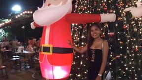 ”Christmas eve with his sexy Asian teen GF was such a blast”