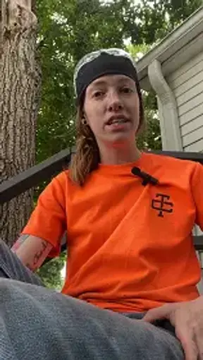 Sweaty Sock Peel and Foot Tease Outdoors With Blue Collar Redhead
