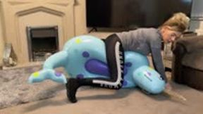 Inflatable Narwhal fucking causes my pants to get wet