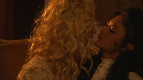 kaylani lei and carmen luvana have orgasmic lesbian sex on the sofa