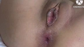 Japanese Slut Gets Destroyed by Two Cocks, Filled with Cum