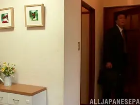 Clean Wet Japanese Wife Gets Fucked By Her Loving Husband Thoroughly
