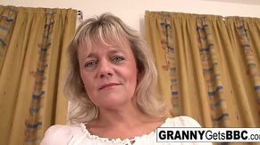 Blonde Granny in Need of Big Black Cock