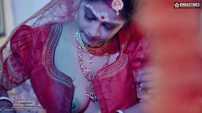 Desi Cute 18+ Girl Very 1st wedding night with her husband and Hardcore sex ( Hindi Audio )