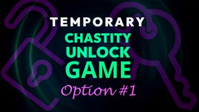 Temporary Chastity Unlock Game: Option 1